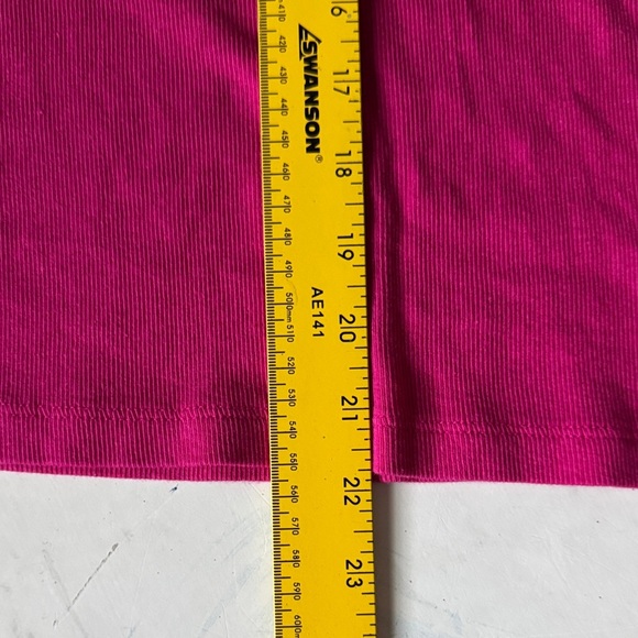 a new day Fuchsia Short Sleeve Ribbed Tee - Picture 7 of 7
